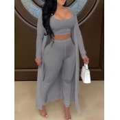 LW BASICS Cami High Waist Skinny Three Piece Pants