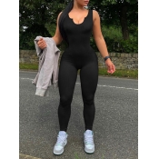 LW BASICS Sporty Plain Active Jumpsuits&Bodysuits