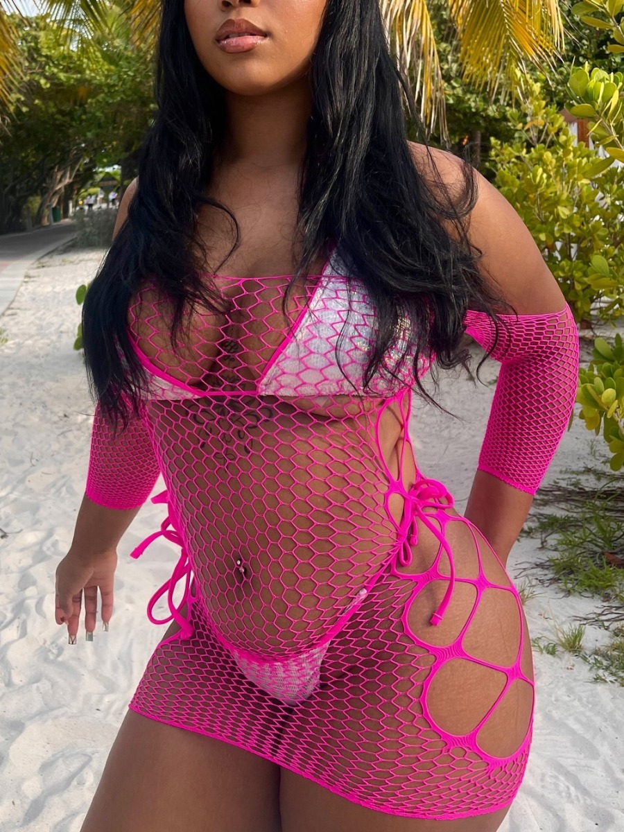 LW SXY Cut Out Solid Color Mini Dress