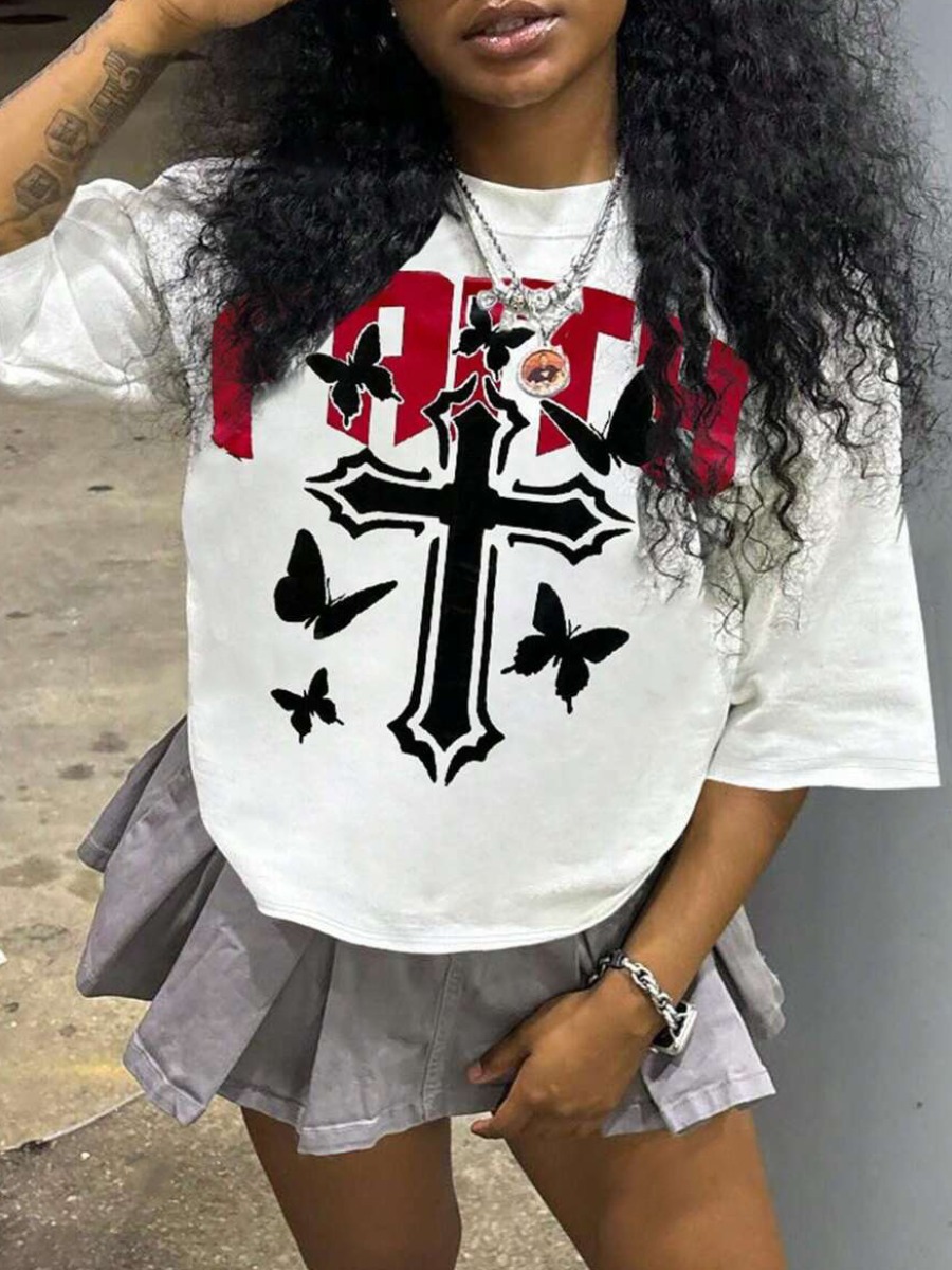 LW Pattern Letter T-shirt