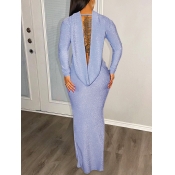 LW BASICS Solid Color Midi Dress