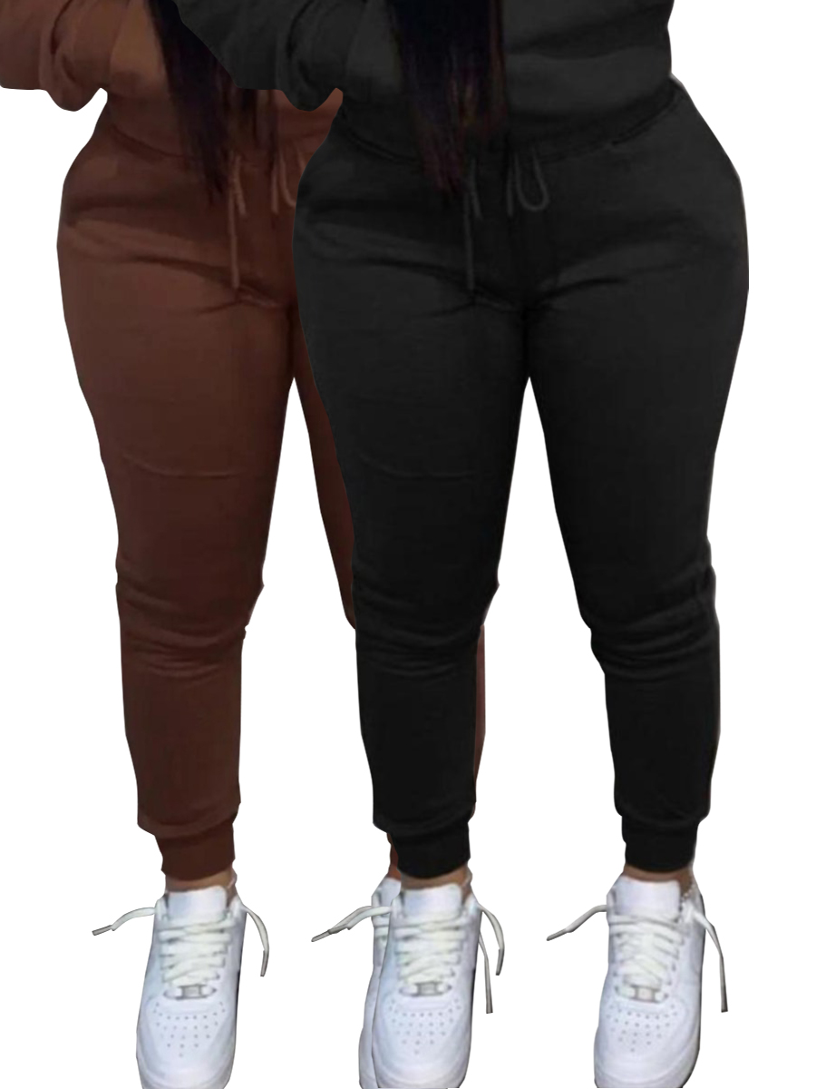 LW BASICS 2 Pack Comfy Athletic Lounge Sweatpants