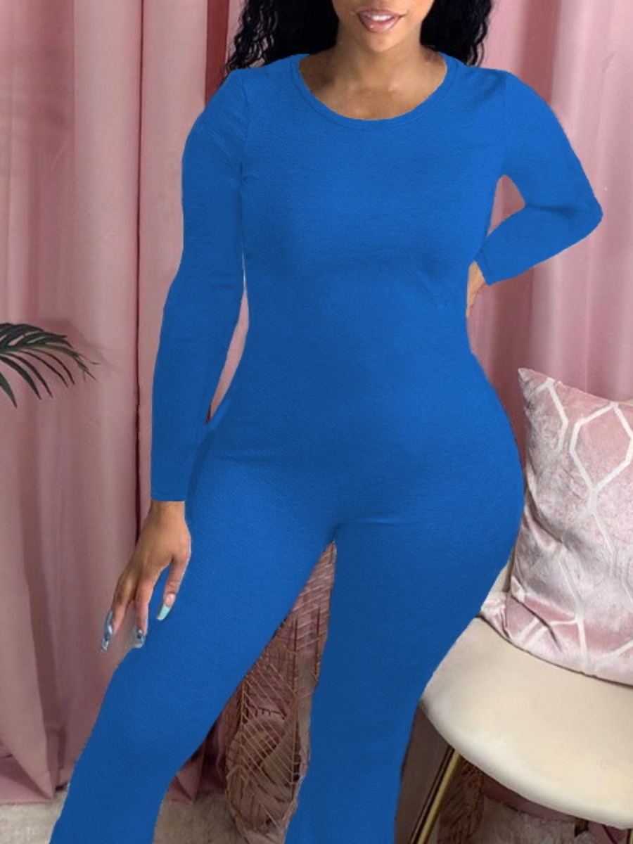 LW BASICS Solid Color Jumpsuit