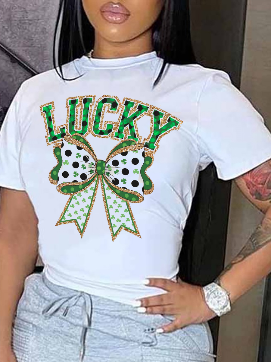 LW Pattern Letter T-shirt