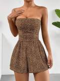LW Basic Leopard Leopard Romper