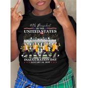 LW Plus Size Pattern Figure T-shirt