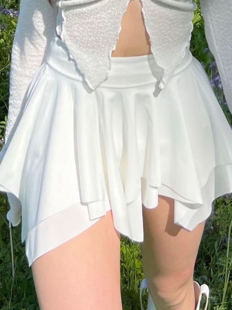 LW BASICS Solid Color Skirts