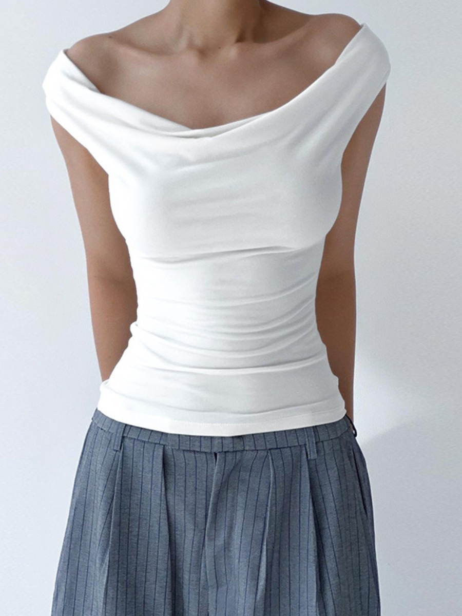 LW BASICS Solid Color T-shirt