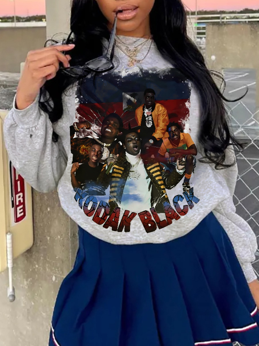 LW Pattern Figure Sweatshirt