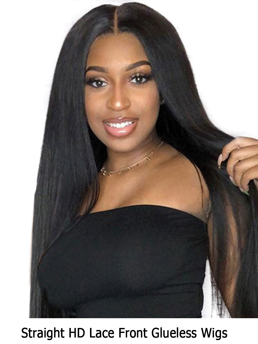 Essential Lace Wigs Preplucked Straight Human Hair Wig All Seasons Spring Summer 2024